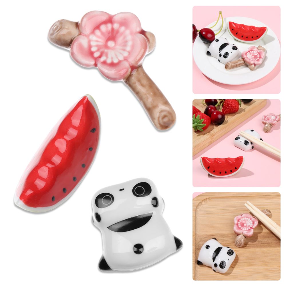 Chopstick Rest Ceramic - Peralatan makan rak sumpit gaya Jepang,