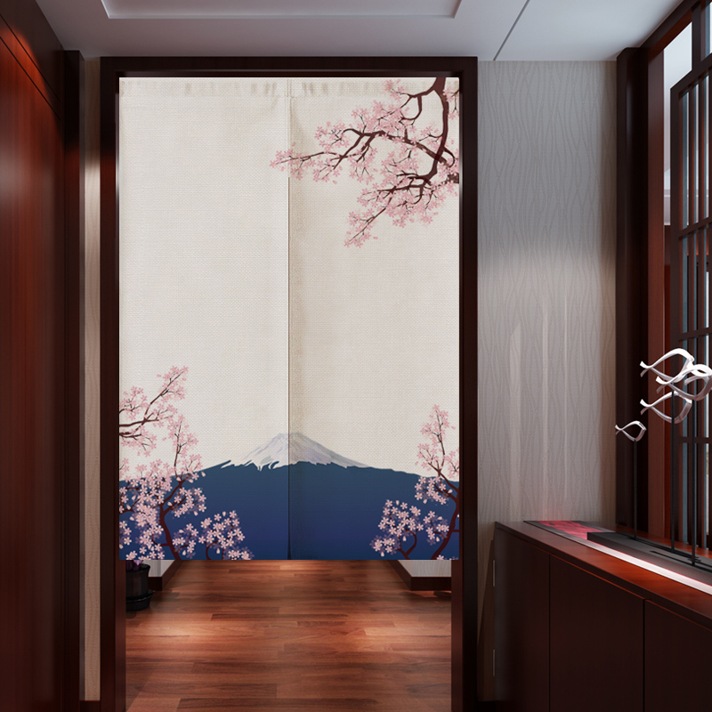 Noren Curtain Doorway - Ukiyo Jepang gorden pintu Linen partisi