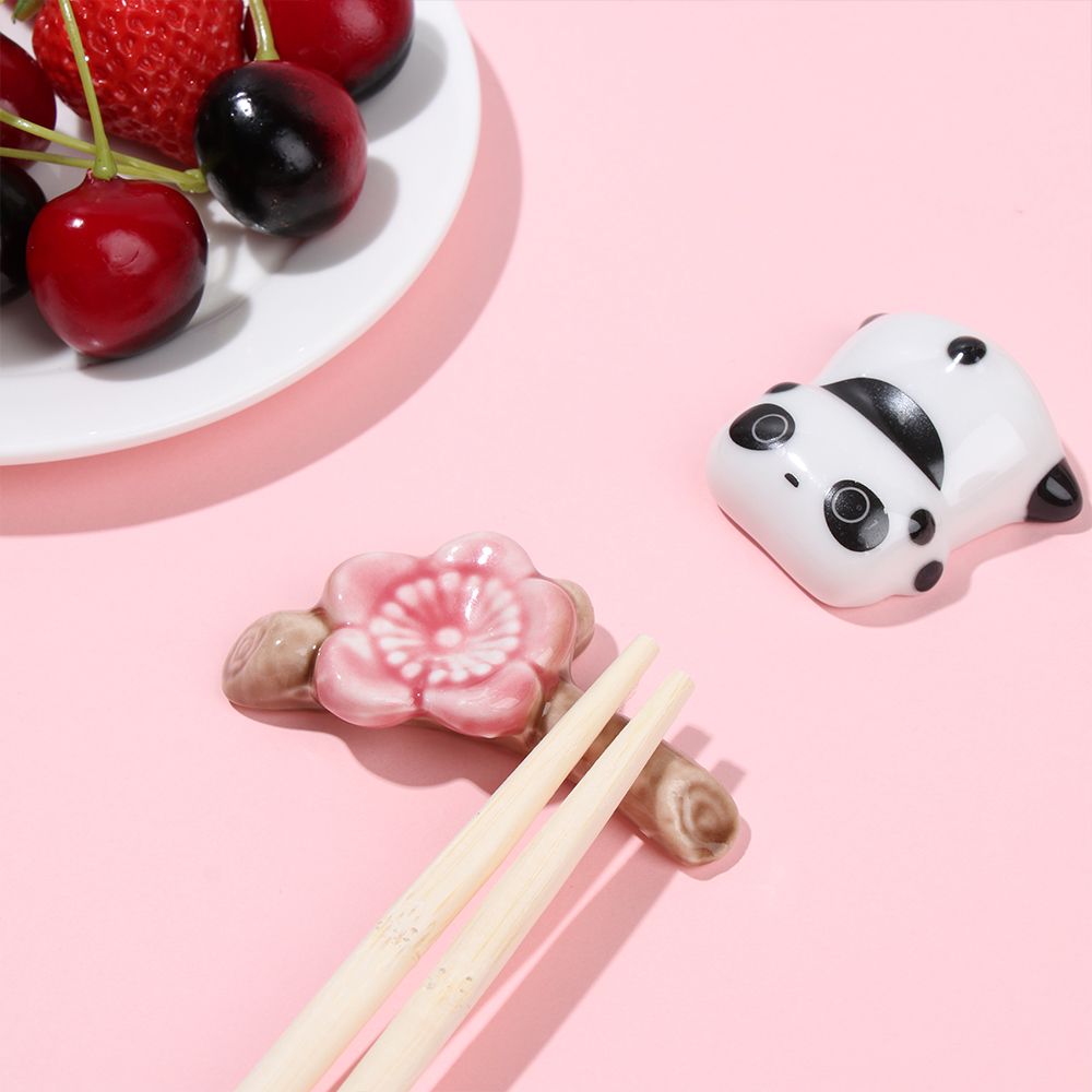 Chopstick Rest Ceramic - Gaya Jepang Pemegang Tongkat Pemotong Keramik