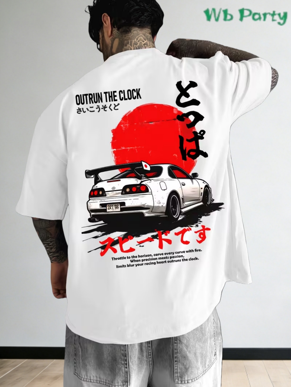 Japan Lifestyle And Culture - Kaus Pria Gambar Cetak 3D Mobil