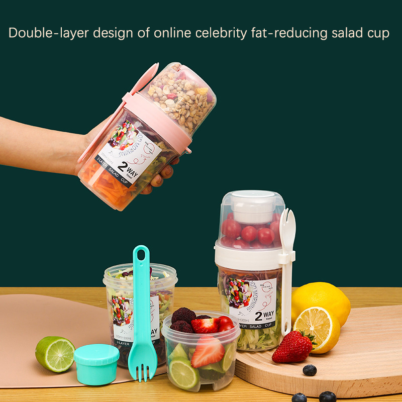 Bento Box Two Tier - Kotak Makan Bento Dua Lapis dengan