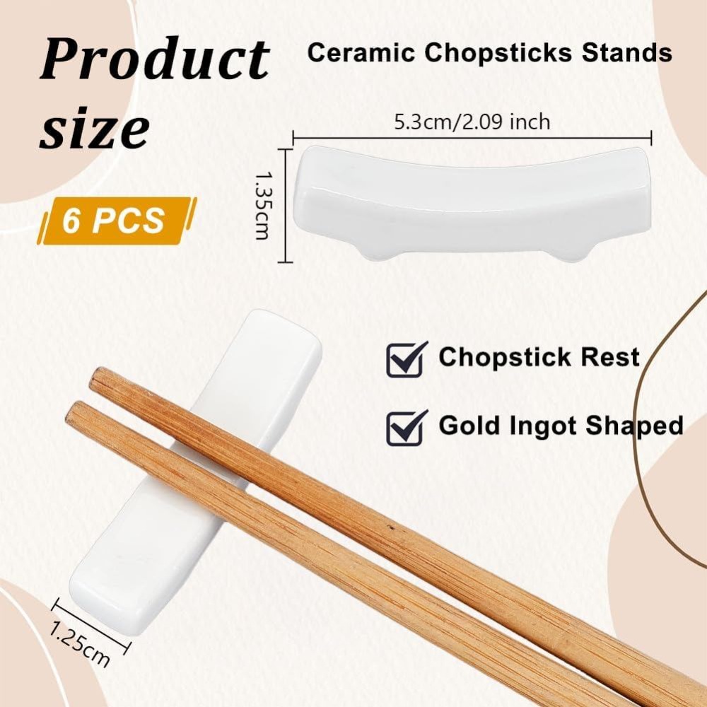 6 Buah Penyangga Sendok Kerami - Chopstick Rest Ceramic ulasan dan harga
