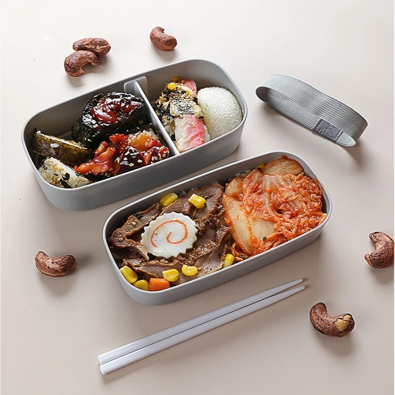 Kotak makan portabel anti boco - Bento Box Two Tier ulasan dan harga