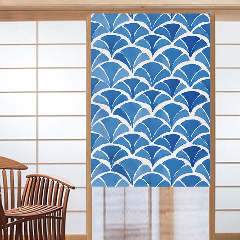 Tirai pintu Jepang Noren tekst - Noren Curtain Doorway ulasan dan harga