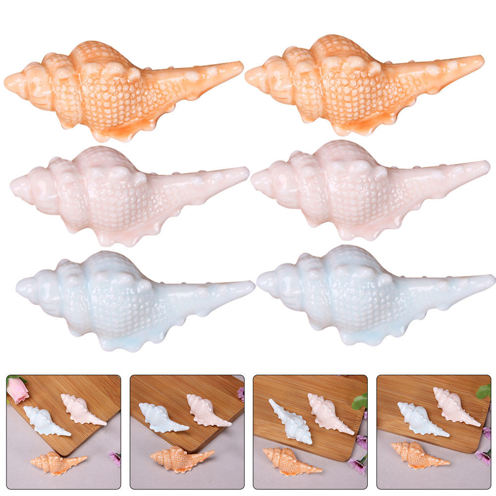 6Pcs Set Penyangga Sumpit Kera - Chopstick Rest Ceramic ulasan dan harga