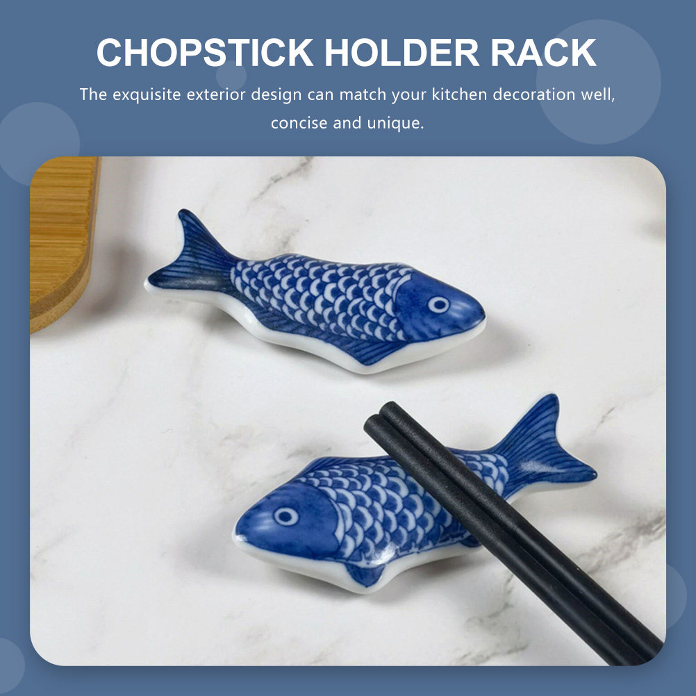2Pcs Penyangga Sumpit Keramik  - Chopstick Rest Ceramic ulasan dan harga