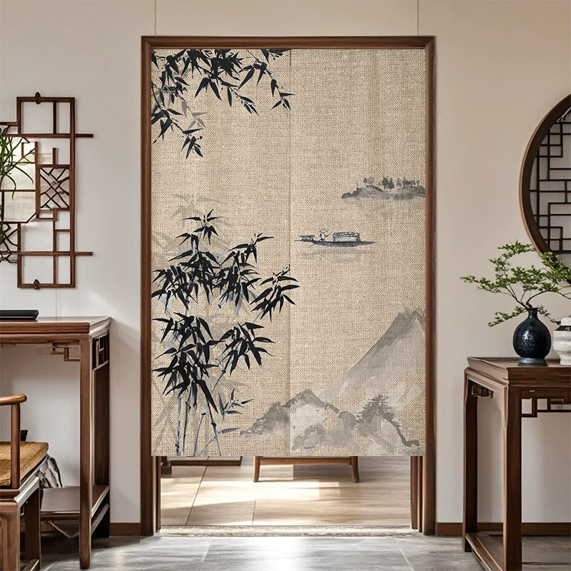 Tirai Pintu Noren Bambu VIKAMA - Noren Curtain Doorway ulasan dan harga