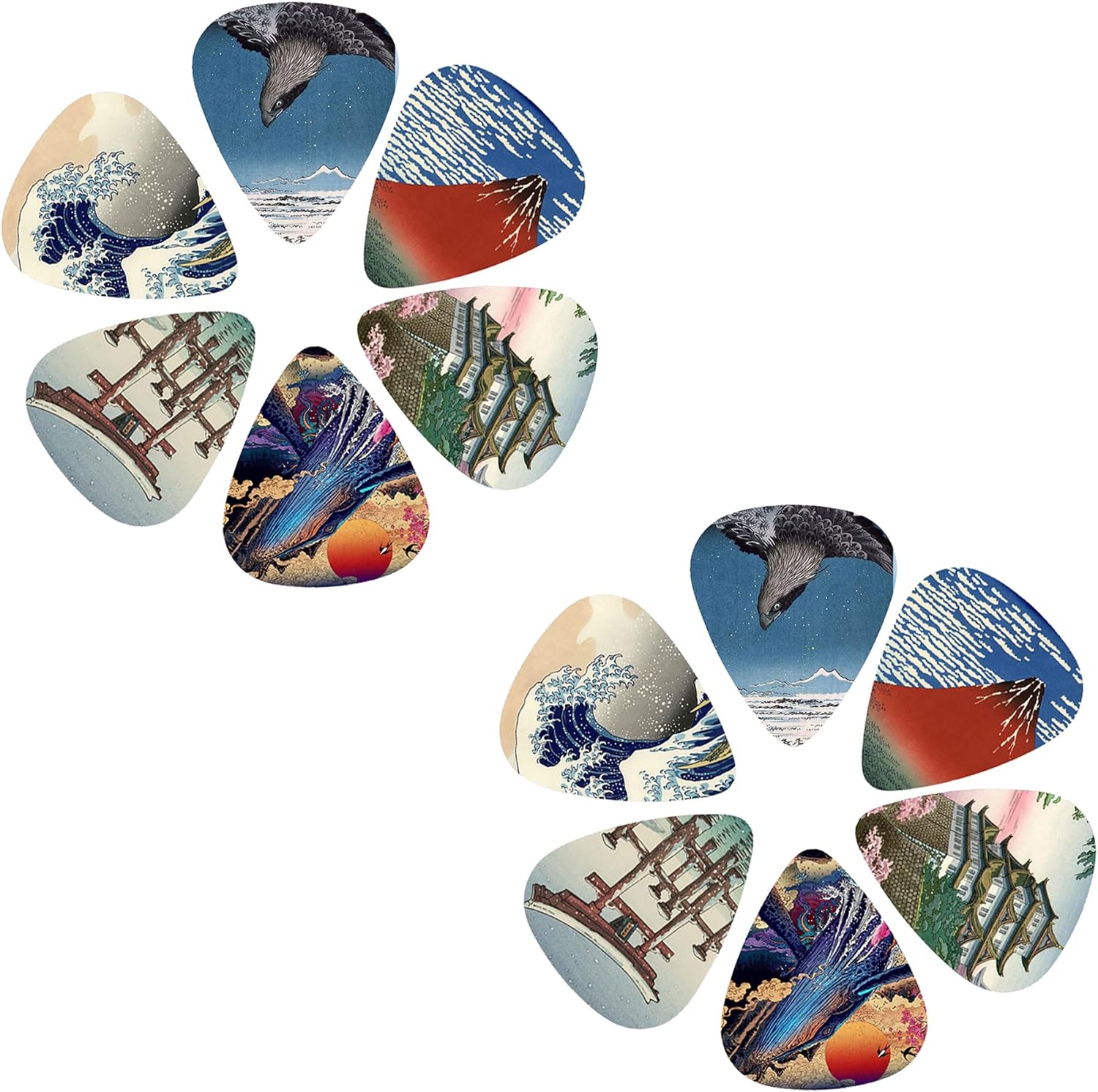 Baru 12 buah/set gitar pick-Je - Japan Lifestyle And Culture ulasan dan harga