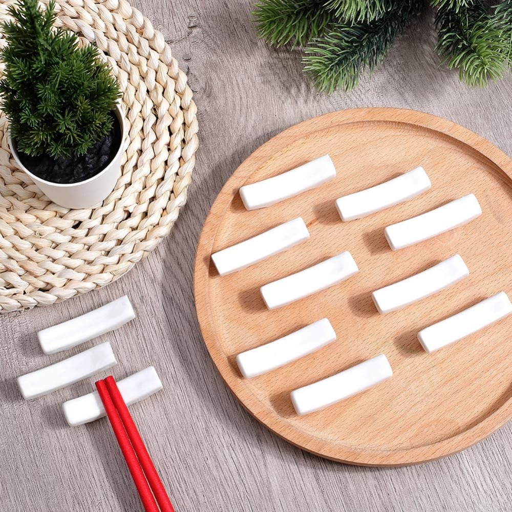 12 Buah Tempat Sumpit Porselen - Chopstick Rest Ceramic ulasan dan harga