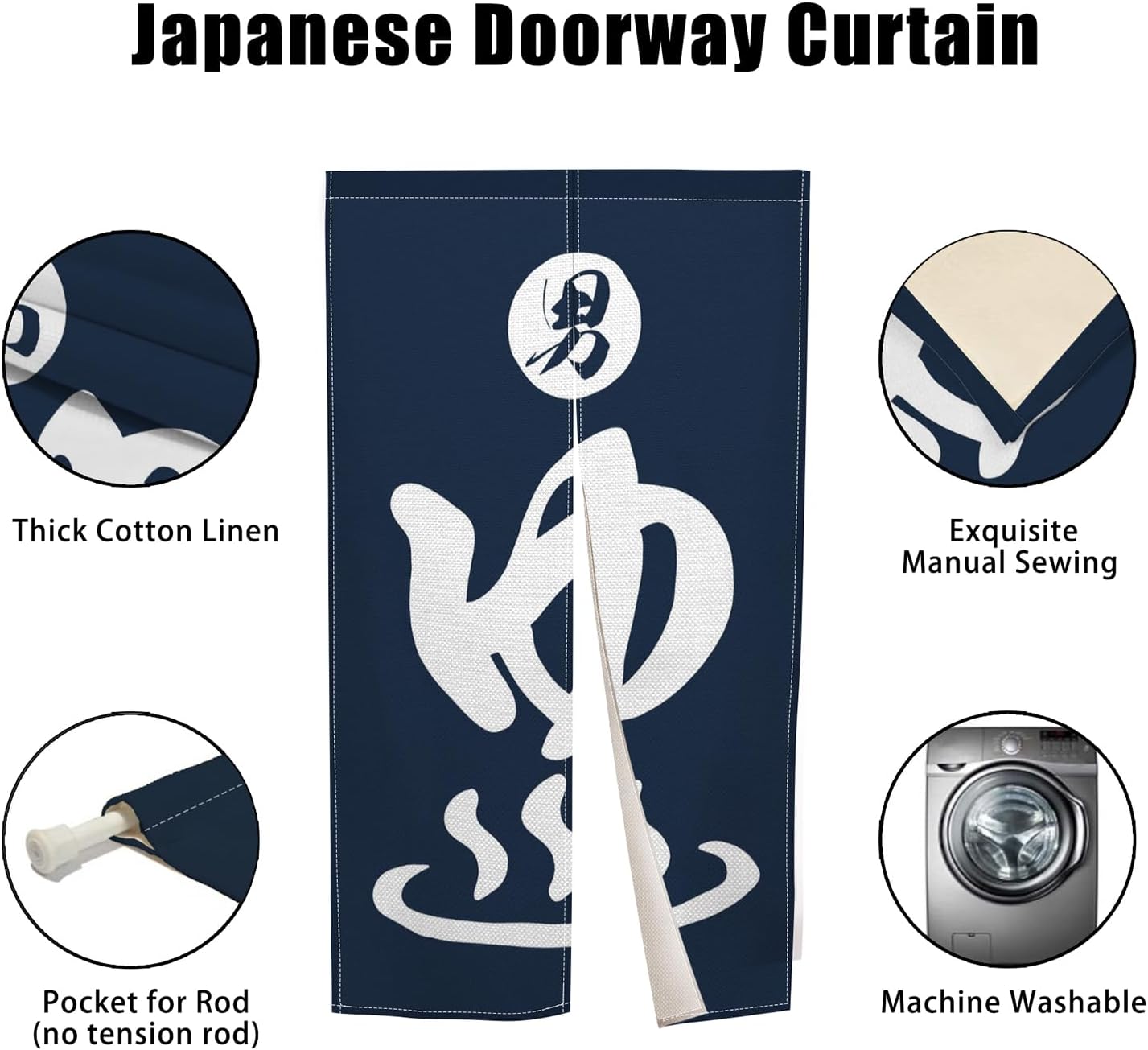 Tirai Pintu Noren Jepang Panja - Noren Curtain Doorway ulasan dan harga